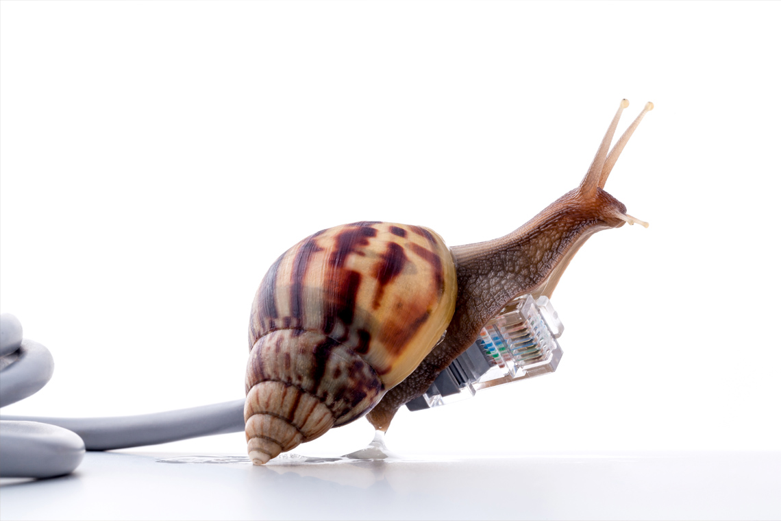 Accepting slow access to data over your local network